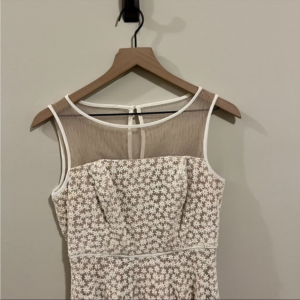 Adriaana Papell Embroidered Daisy Dress - Picture 3 of 12